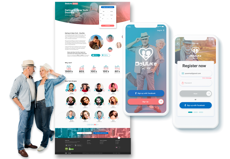 Orionmesso designers created design of iOS app for dating